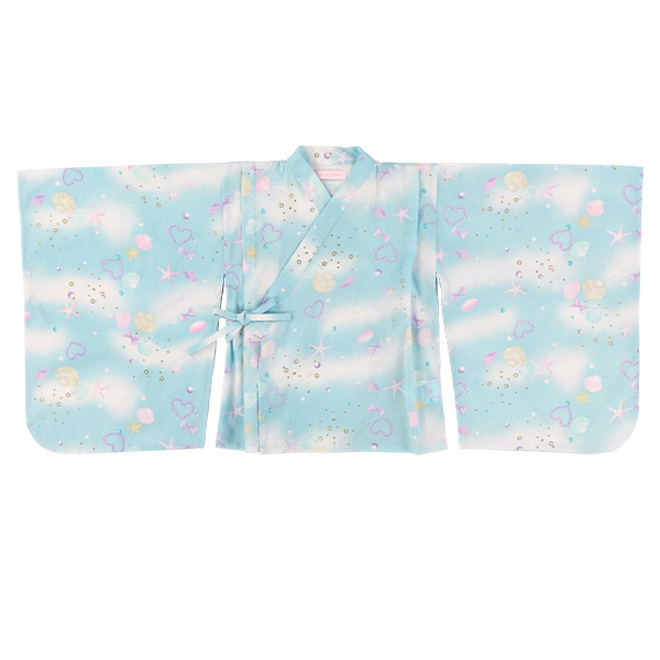 2Way浴衣サンドレス 3点セット（ヒトデ・貝殻）