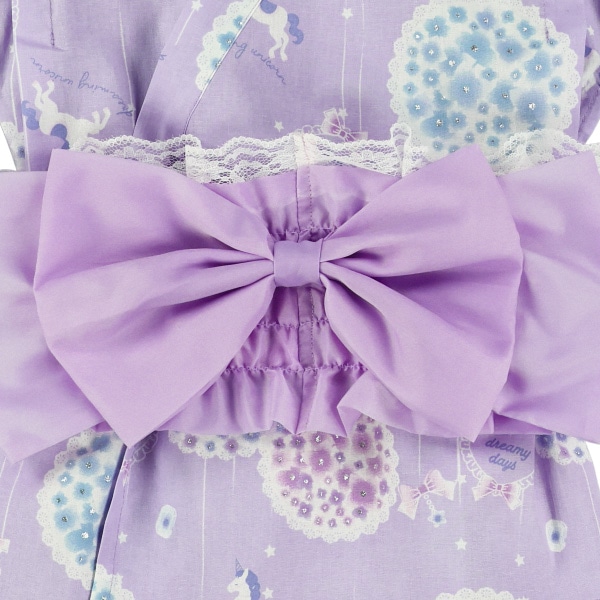 2Way浴衣 サンドレスタイプ 3点セット（ユニコーン）