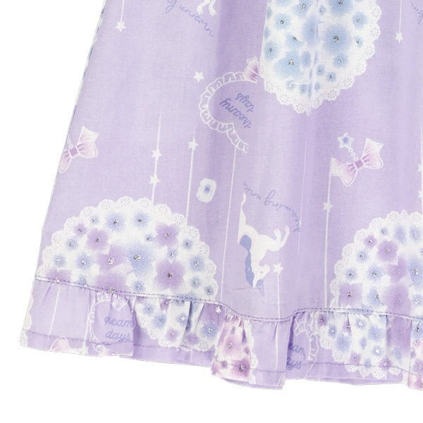 2Way浴衣 サンドレスタイプ 3点セット（ユニコーン）