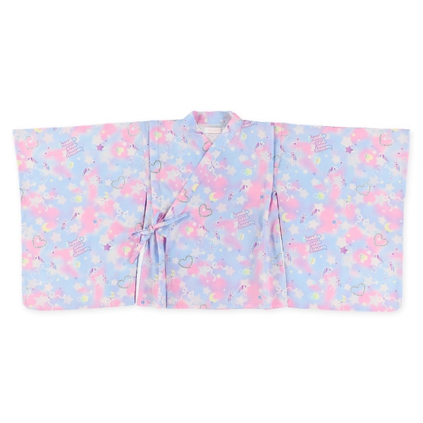 2Way浴衣 サンドレスタイプ 3点セット（オーロラ・ユニコーン）