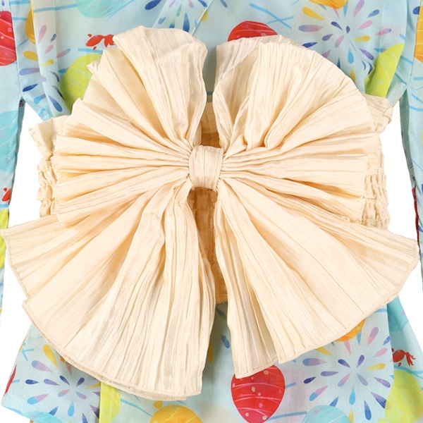 軽量&爽やか 2Way浴衣 サンドレスタイプ 4点セット（ヨーヨー）