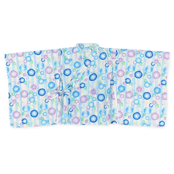 軽量&爽やか 2Way浴衣 サンドレスタイプ 4点セット（朝顔）