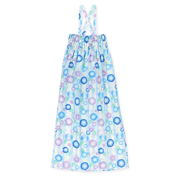 軽量&爽やか 2Way浴衣 サンドレスタイプ 4点セット（朝顔）