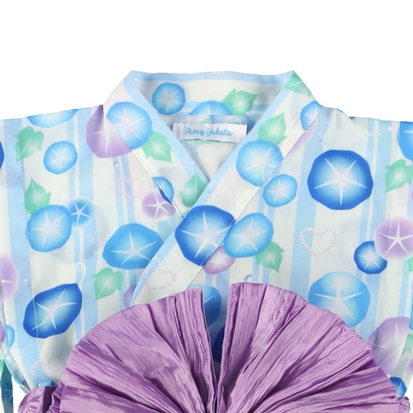 軽量&爽やか 2Way浴衣 サンドレスタイプ 4点セット（朝顔）