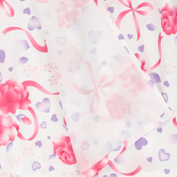 2Way浴衣 サンドレスタイプ 3点セット（薔薇・リボン）