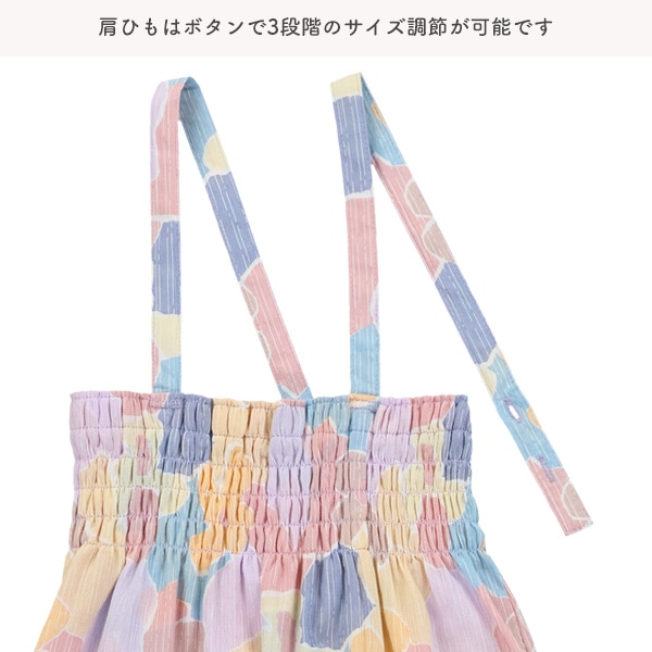 2Way浴衣サンドレス 3点セット（幾何学柄）