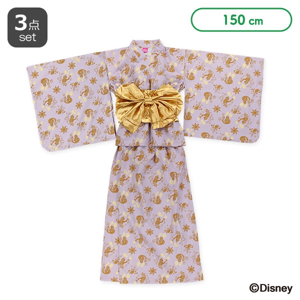2Way浴衣サンドレス 3点セット（塔の上のラプンツェル）
