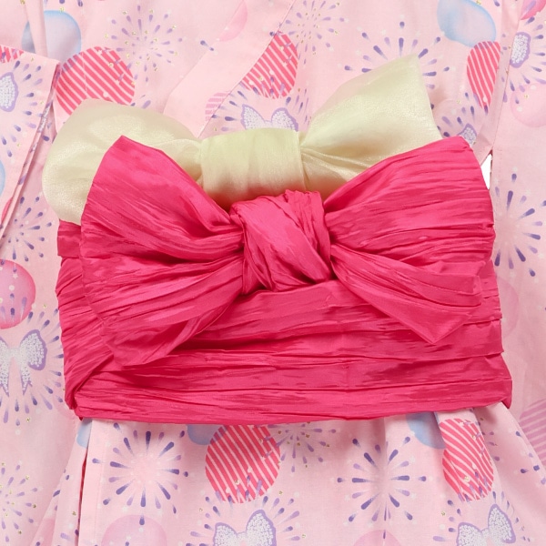 2Way浴衣 サンドレスタイプ 4点セット（花火）