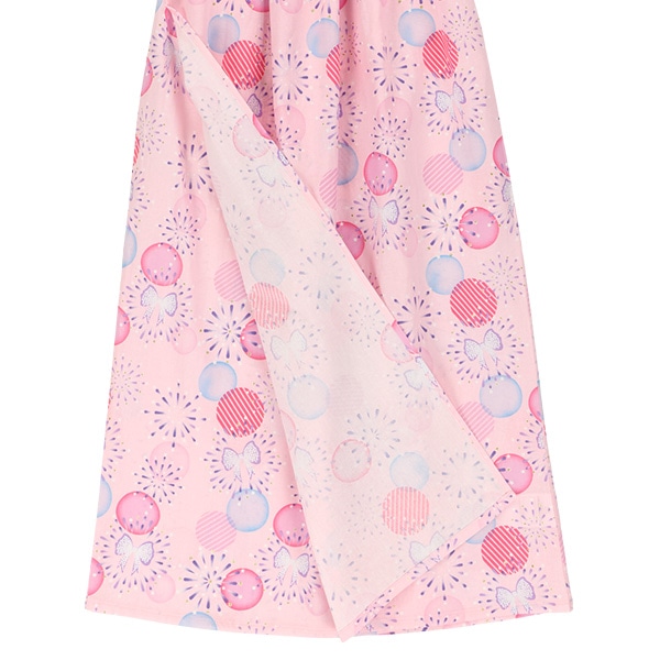 2Way浴衣 サンドレスタイプ 4点セット（花火）