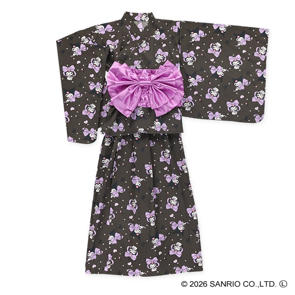 2Way浴衣 サンドレスタイプ 3点セット（クロミ）