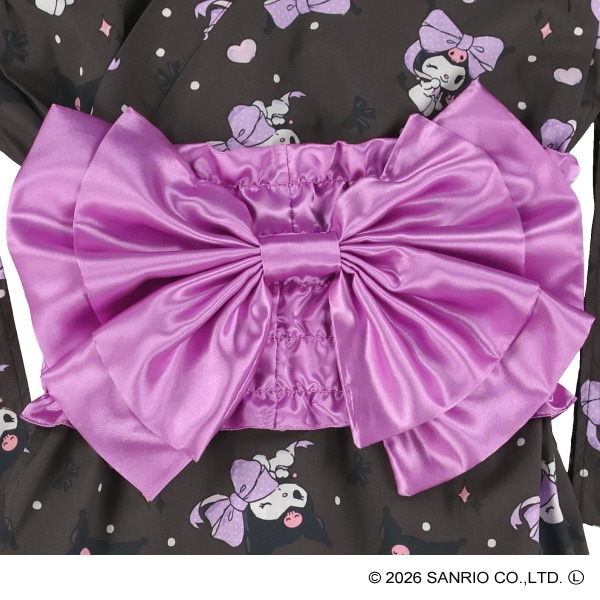 2Way浴衣 サンドレスタイプ 3点セット（クロミ）