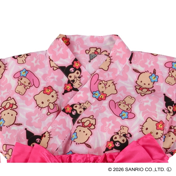 2Way浴衣 サンドレスタイプ 3点セット（サンリオキャラクターズ）