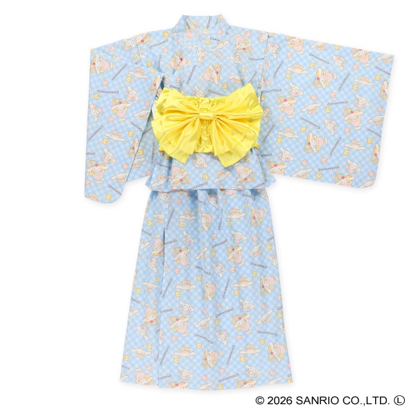 2Way浴衣 サンドレスタイプ 3点セット（シナモロール）