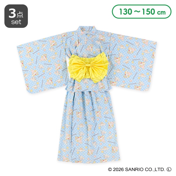 2Way浴衣 サンドレスタイプ 3点セット（シナモロール）