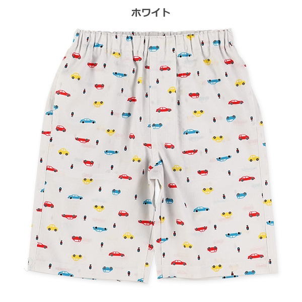 カラフルくるまプリントハーフパンツ