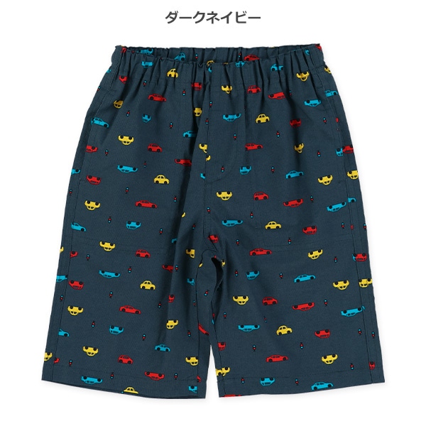 カラフルくるまプリントハーフパンツ