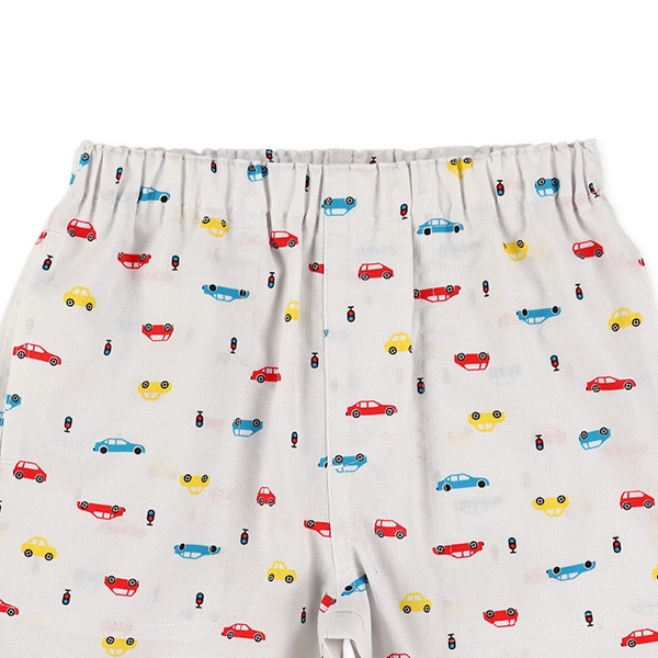 カラフルくるまプリントハーフパンツ