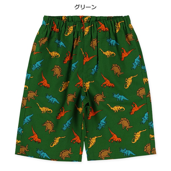 カラフル恐竜ハーフパンツ