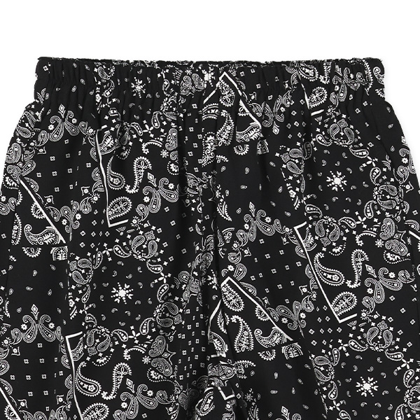 レーヨン総柄ハーフパンツ