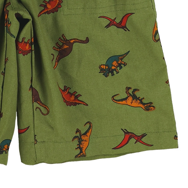 恐竜総柄ハーフパンツ