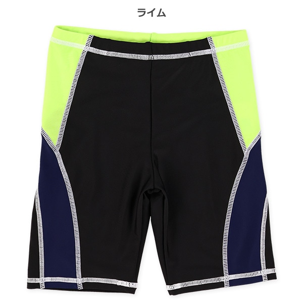 ストレッチ配色切り替えスイムパンツ