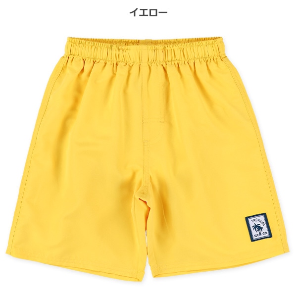 裾トロピカルチケット付きサーフパンツ