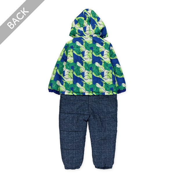 迷彩恐竜切り替え風スキージャンプスーツ