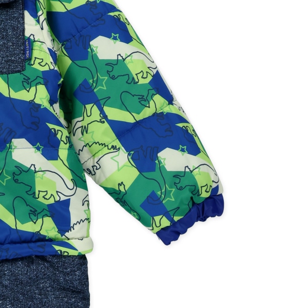 迷彩恐竜切り替え風スキージャンプスーツ