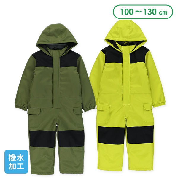 肩膝バイカラースキージャンプスーツ