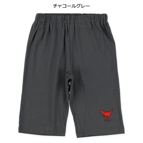 5分丈刺繍ハーフサルエルパンツ