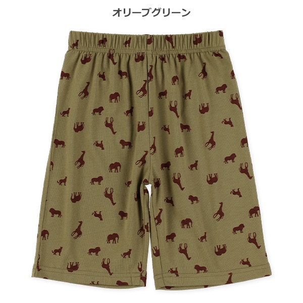 アニマル総柄ハーフパンツ