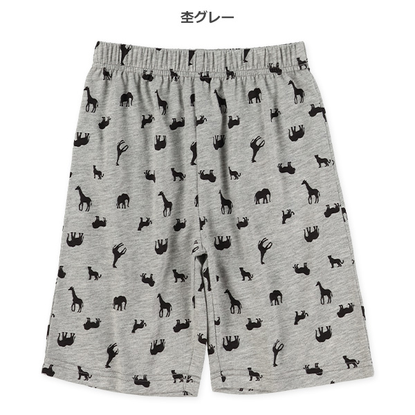 アニマル総柄ハーフパンツ