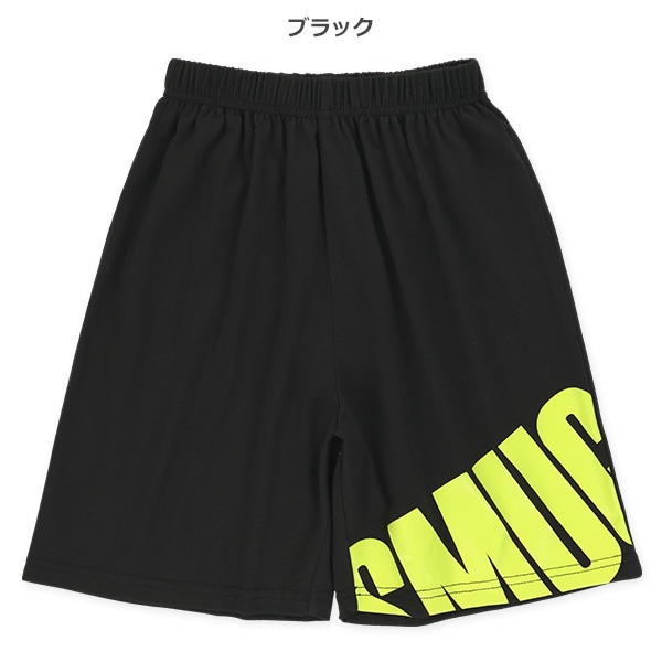 斜めビックロゴハーフパンツ