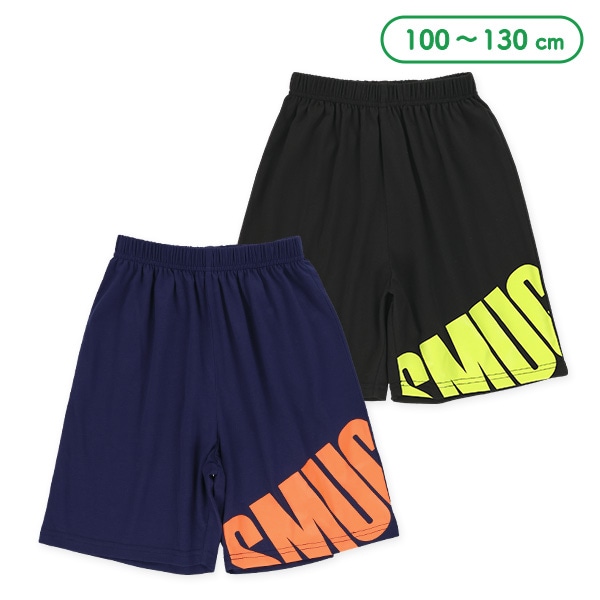 斜めビックロゴハーフパンツ