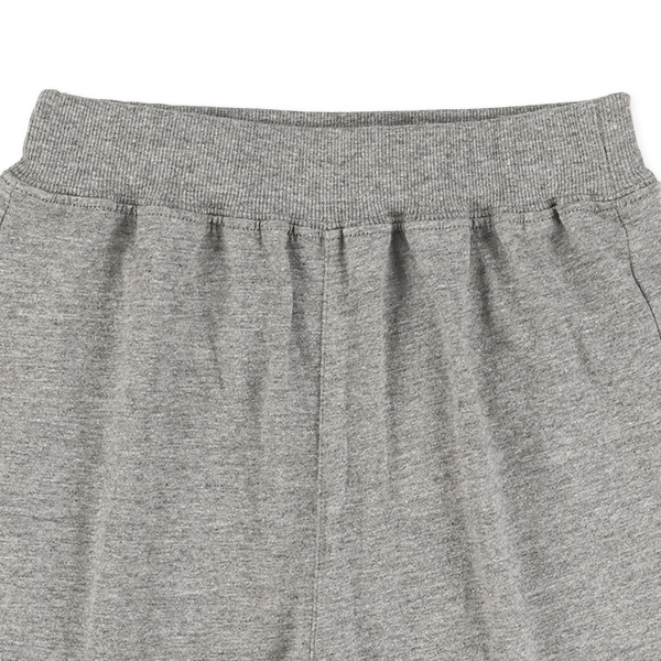 ウエストリブ無地ニットハーフパンツ