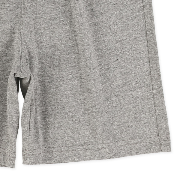 ウエストリブ無地ニットハーフパンツ