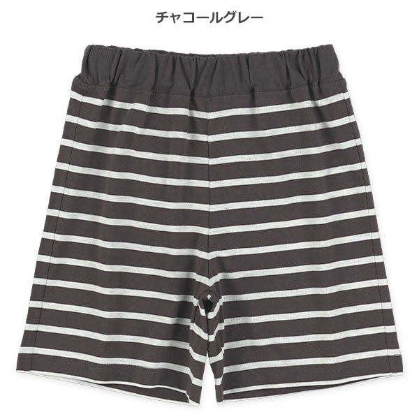 ニットボーダーハーフパンツ