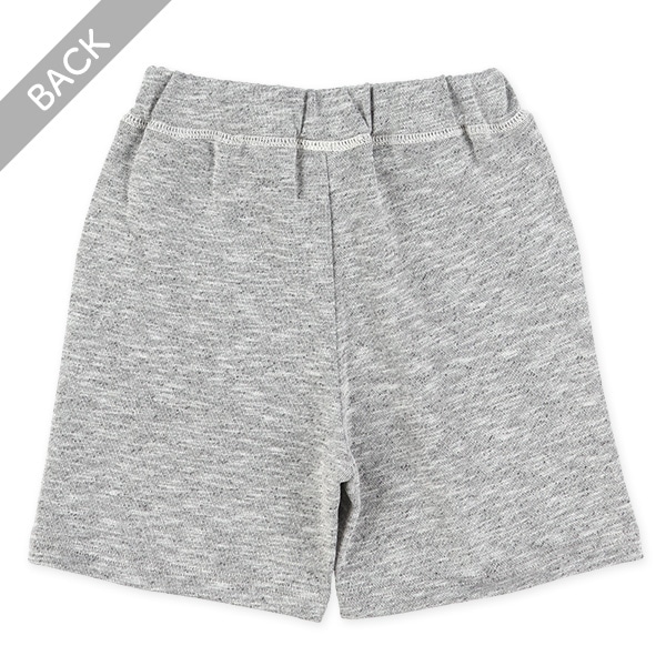 裏毛ステッチハーフパンツ
