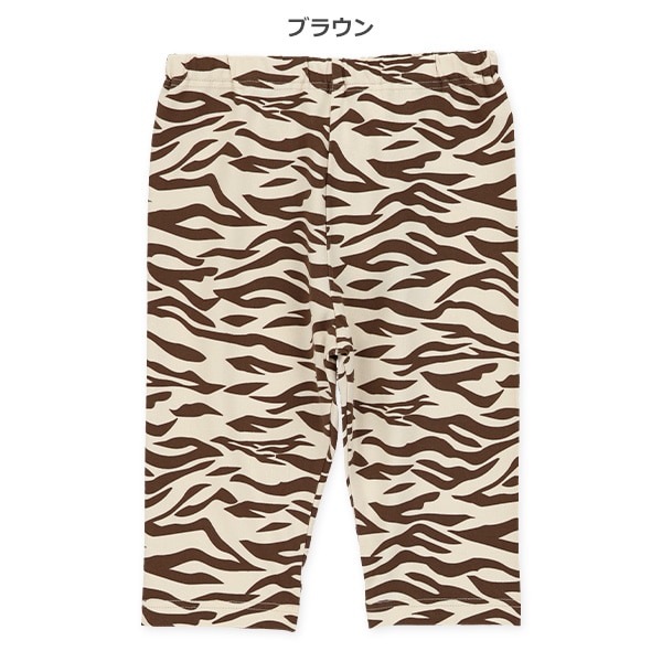 5分丈アニマル柄レギンス