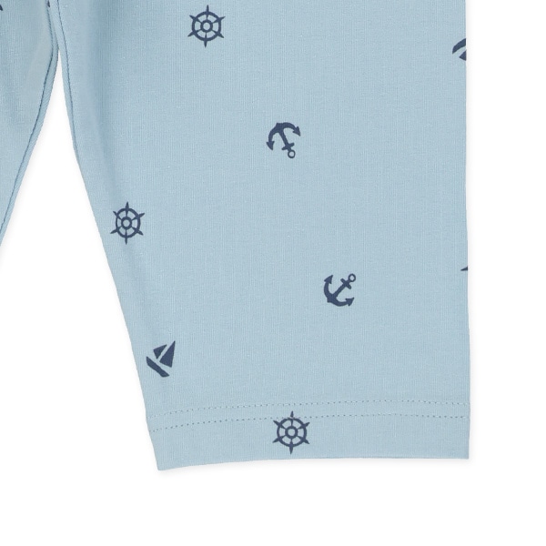 5分丈マリン柄レギンス