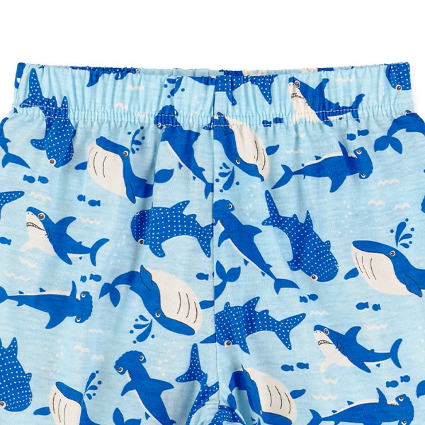 サメくじら総柄ハーフパンツ
