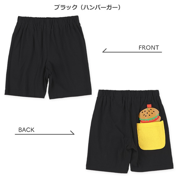 バックプリントハーフパンツ