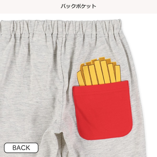 バックプリントハーフパンツ