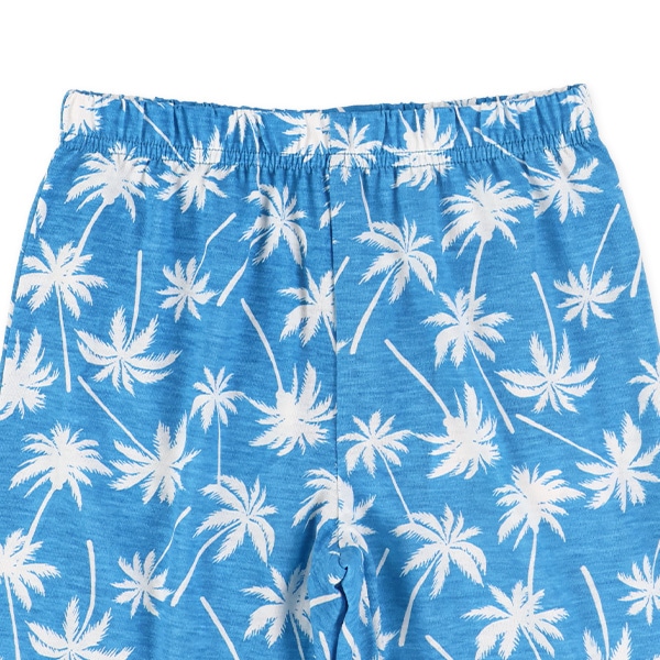 ヤシの木柄ハーフパンツ