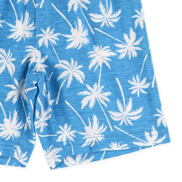 ヤシの木柄ハーフパンツ