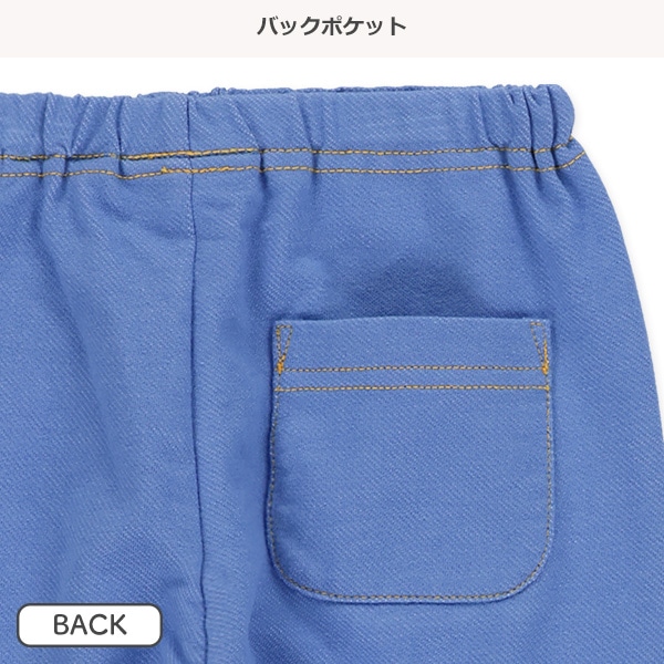 5分丈デニム風レギンス