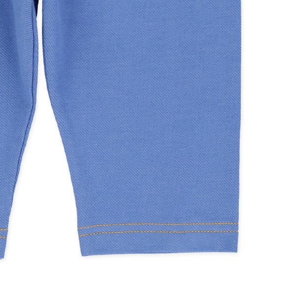 5分丈デニム風レギンス