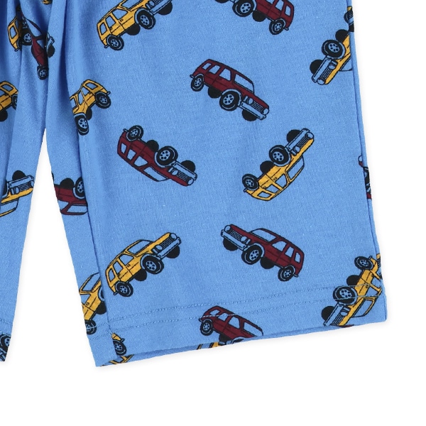 くるま総柄ハーフパンツ