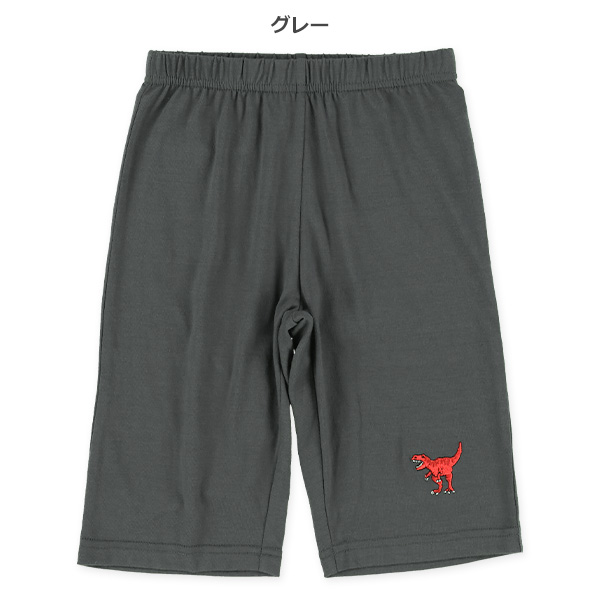 5分丈恐竜刺繍パンツ