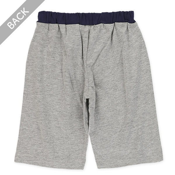 配色はたらくくるま貼りポケットハーフパンツ